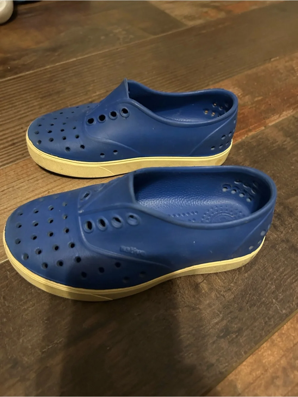 Two sets of boys summer shoes size 11.
